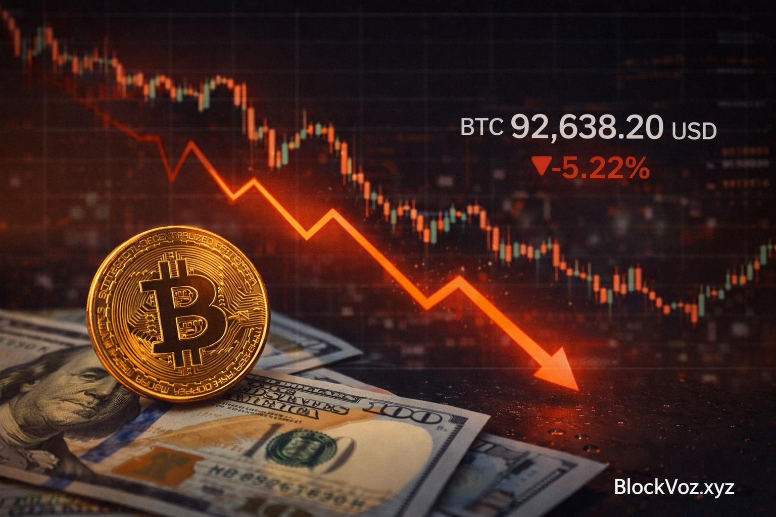 caída del mercado de bitcoin
