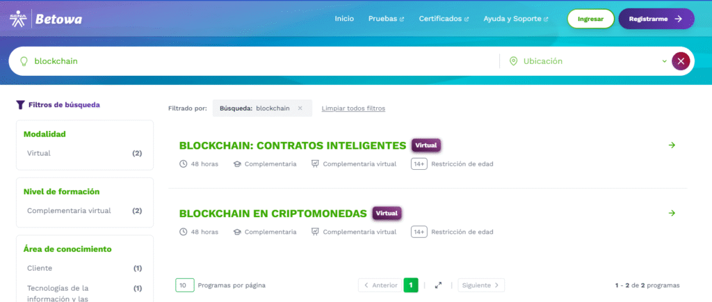 SENA 2026: oportunidades en tecnología, IA y blockchain para jóvenes y profesionales en Colombia captura de pantalla 2026 01 10 192507