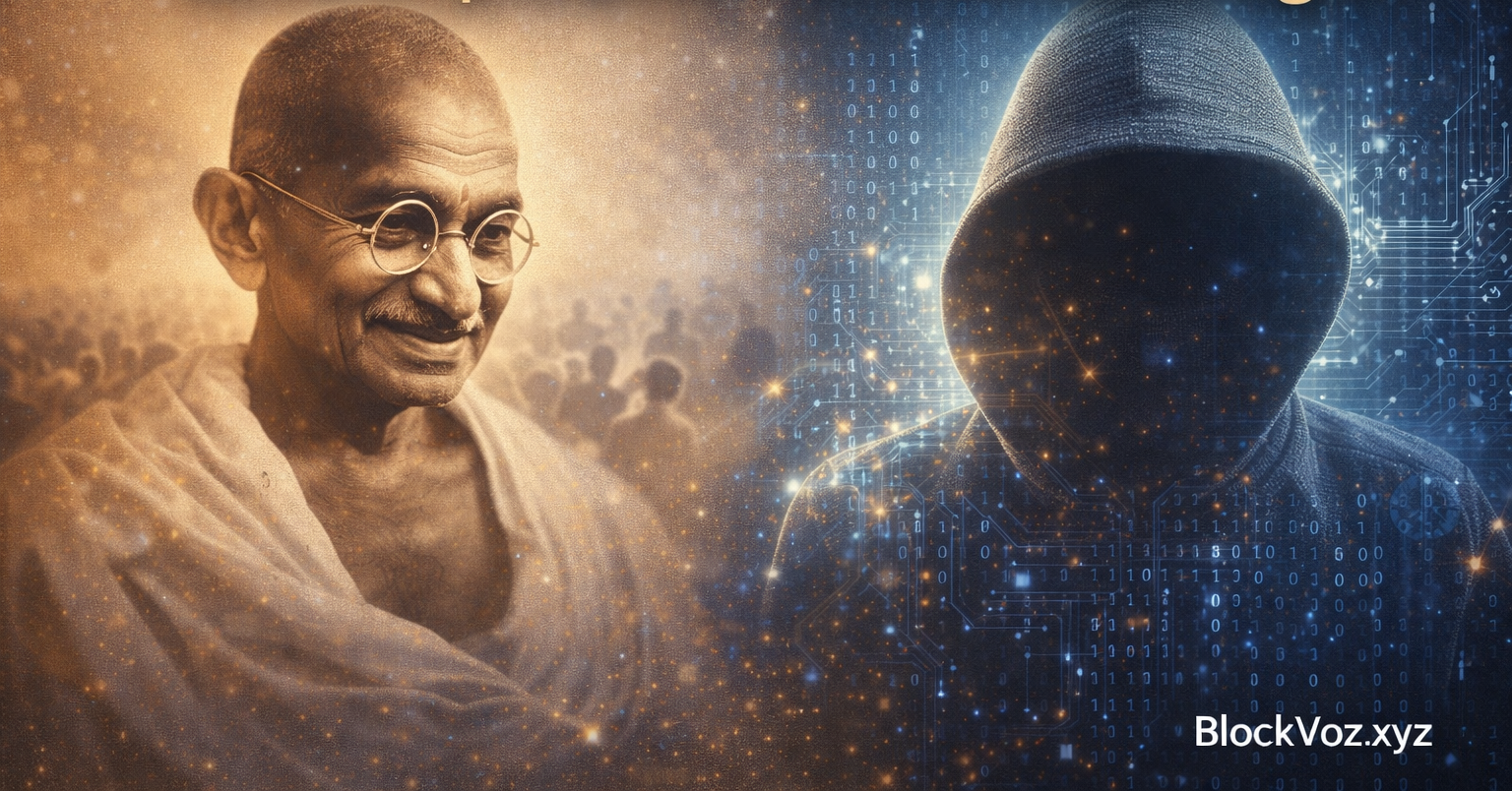 de gandhi a satoshi unión de tiempos Blockvoz.xyz