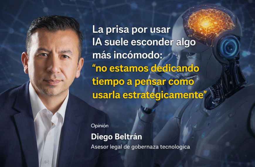 La prisa por usar IA suele esconder algo más incómodo: “no estamos dedicando tiempo a pensar cómo usarla estratégicamente”
