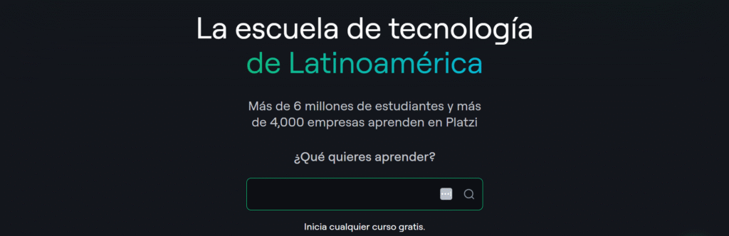 Platzi abre su plataforma gratis para mujeres este 8 de marzo, Día Internacional de la Mujer captura de pantalla 2026 03 08 155701