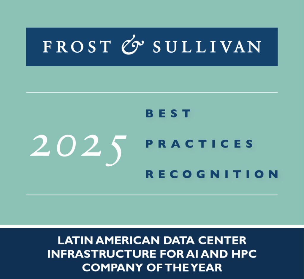 Vertiv es reconocida por Frost & Sullivan como Company of the Year 2025 en infraestructura de data centers para IA y HPC en América Latina fotografia vertiv logo premio