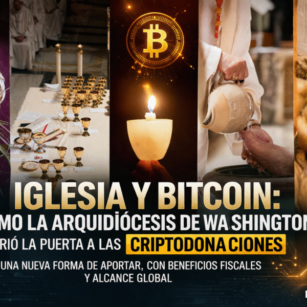 iglesia y bitcoin, donaciones
