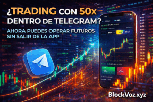 ¿Trading con 50x dentro de Telegram? Así funciona la nueva tendencia en cripto