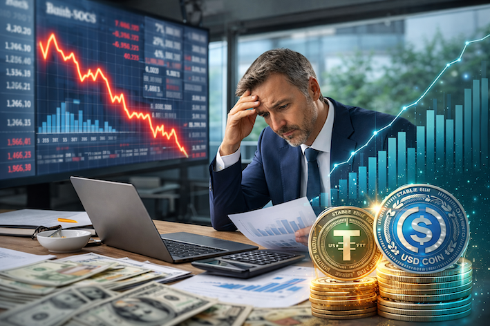 sube la morosidad + record stablecoins