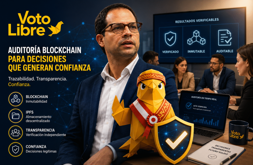 Voto Libre diversifica sus casos de uso y lleva la auditoría blockchain a entornos corporativos