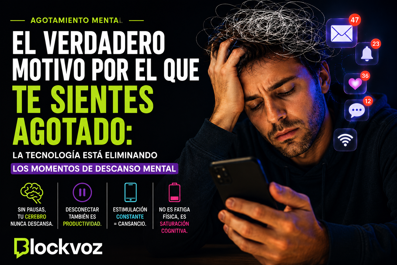 cansancio mental telefono