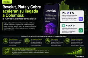 Revolut, Plata y Cobre aceleran su llegada a Colombia: la nueva batalla de la banca digital