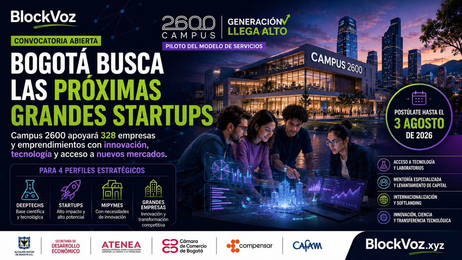 convocatoria atenea Bogota