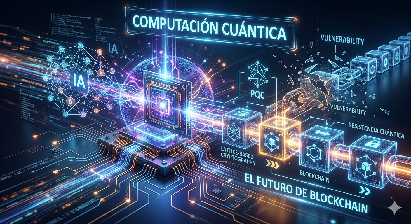 cuantica blockchain