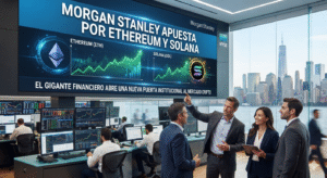 Morgan Stanley apuesta por Ethereum y Solana: el gigante financiero abre una nueva puerta institucional al mercado cripto