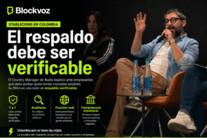 Buda en Bogotá: una stablecoin sirve solo si alguien puede verificar su respaldo uno a uno