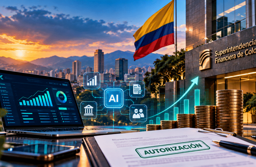 autorización financiera al atardecer en colombia