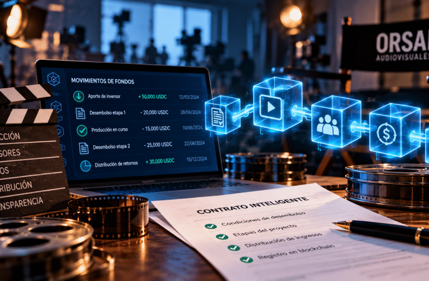 transparencia blockchain en producción audiovisual